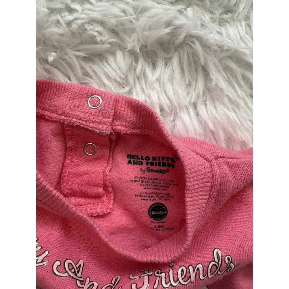 Hello Kitty & Friends Sanrio Toddler 3/6 Mo. Sweatshirt. Adorable, Fun
